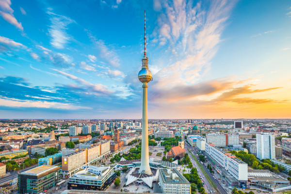 Fernsehturm: torre della televisione di Berlino