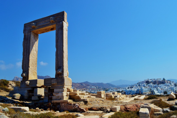 Resti archeologici nell'isola di Naxos